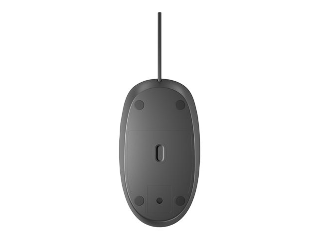 HP 125 - Maus - USB - Schwarz