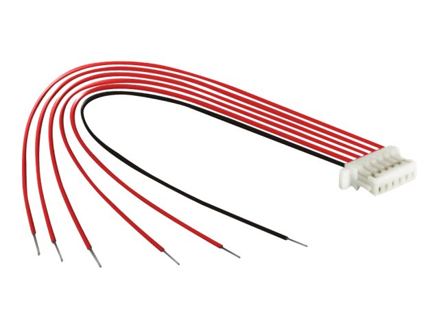 Delock - Datenkabel - 6-poliger Steckverbinder (1 mm Rastermaß) (W) zu ohne Stecker - 10 cm