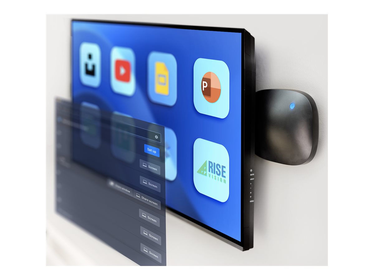 Airtame Hub + Core - Erweiterung für Video/Audio - 10Mb LAN
100Mb LAN
1GbE
Wi-Fi 5
802.11a
802.11b/g/n
Bluetooth 5.2