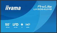 Iiyama LH6564UHS-B1AG 65 IN LCD UHD - Flachbildschirm (TFT/LCD) - 165,1 cm - ms - 5.000:1 - 500 cd/m² - TFT - HDMI - RS-232 - USB 2.0 - USB Typ C