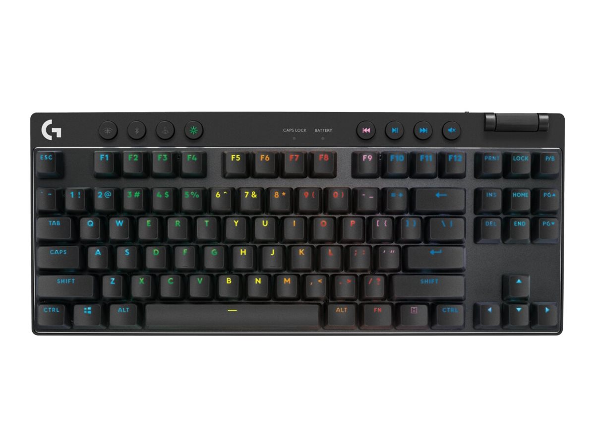 Logitech G PRO X TKL - Tastatur - Gaming - QWERTY - US International - Schwarz Eingabegerät
