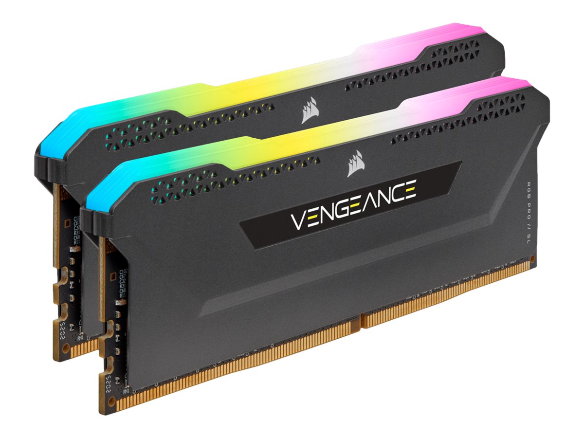 CORSAIR Vengeance RGB PRO SL - DDR4 - Kit - 32 GB: 2 x 16 GB - DIMM 288-PIN - 3600 MHz / PC4-28800 - ungepuffert