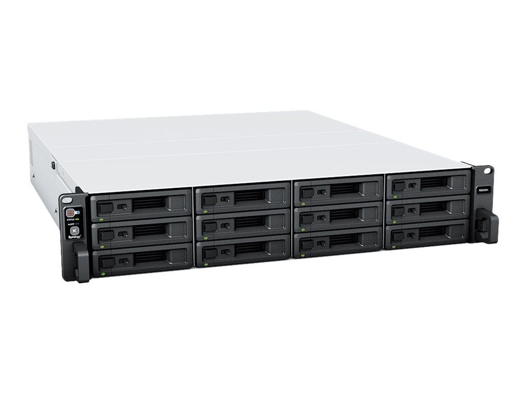 Synology RackStation RS2423+ NAS & Speicherserver Rack (2U) Eingebauter Ethernet-Anschluss Schwarz - Grau V1780B (RS2423+)