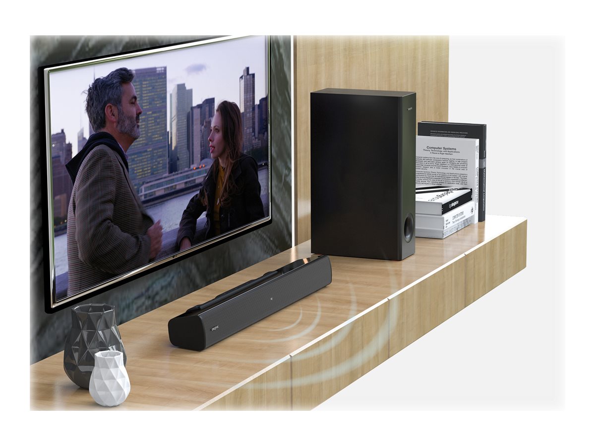 Creative Stage V2 - Soundleistensystem - für TV/Monitor - kabellos