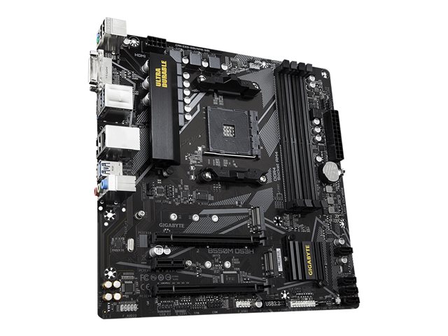 Gigabyte B550M DS3H - 1.0 - Motherboard - micro ATX - Socket AM4 - AMD B550