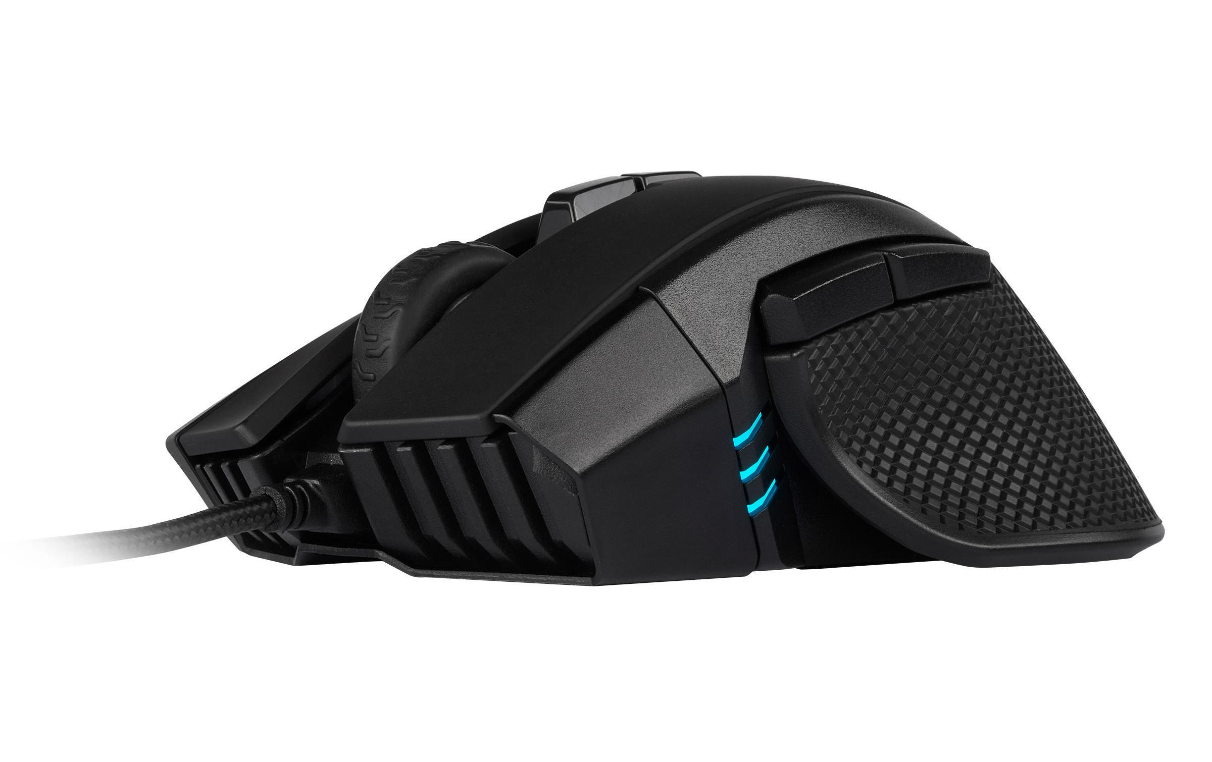 CORSAIR Gaming IRONCLAW RGB FPS/MOBA - Maus - USB - Schwarz