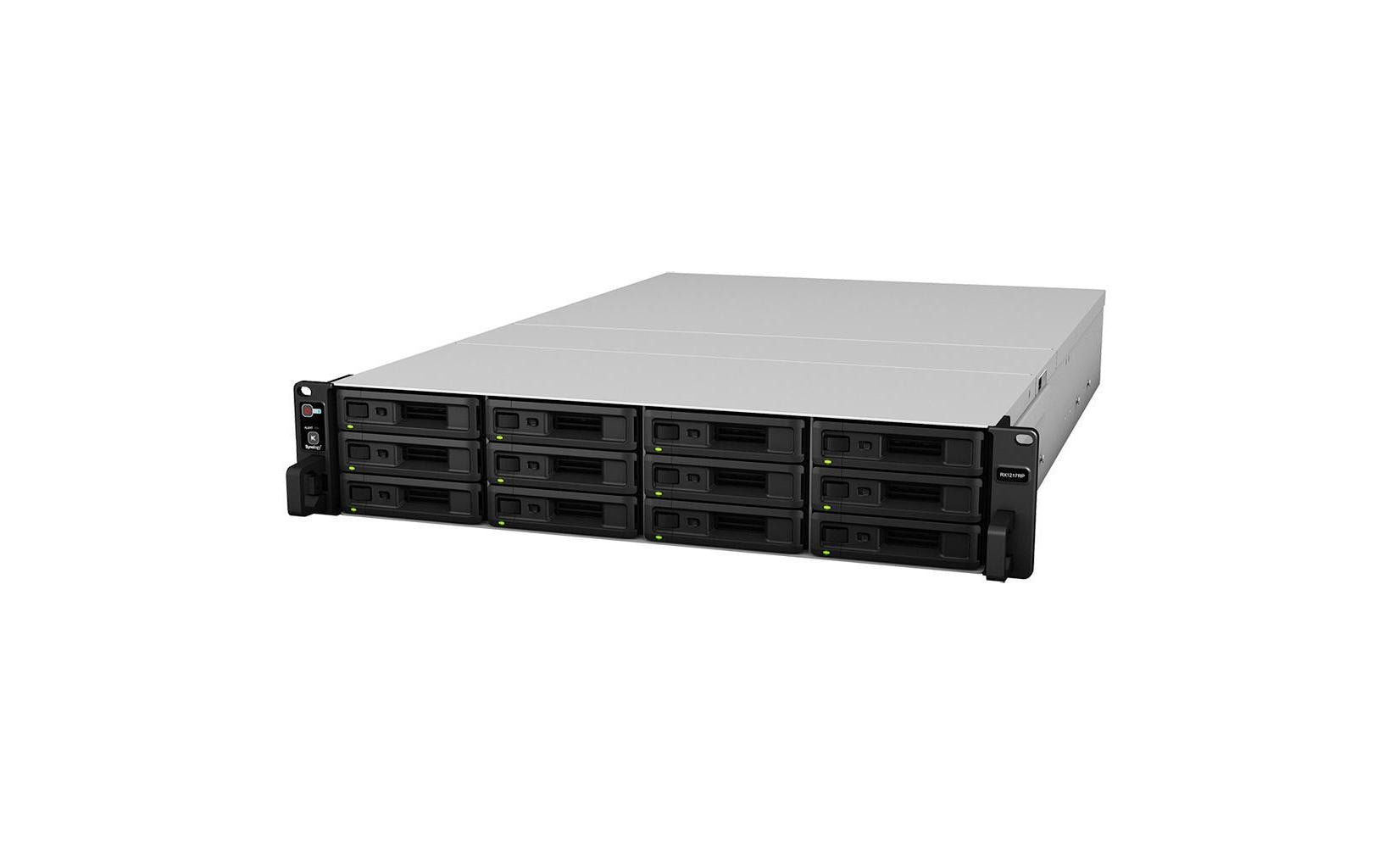 Synology RX1217 - Speichergehäuse - 12 Schächte (SATA-600) - Rack - einbaufähig - 2U (RX1217)