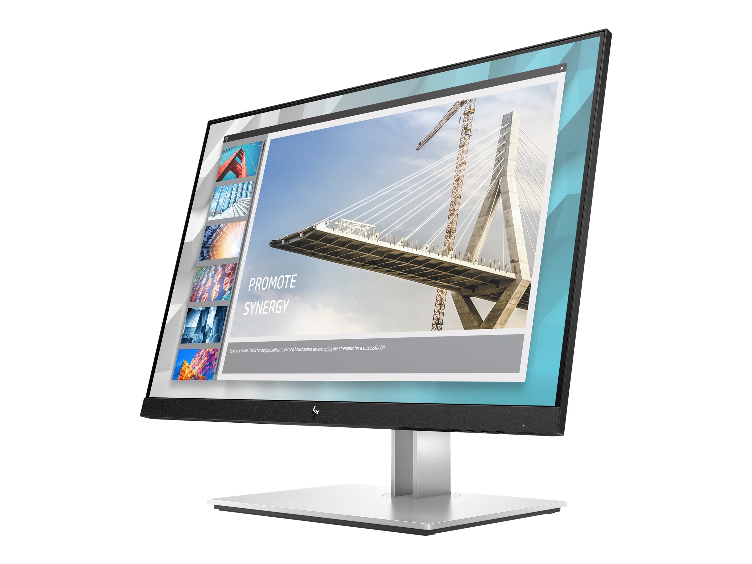 HP E24i G4 - E-Series - LED-Monitor - 61 cm (24") - 1920 x 1200 WUXGA @ 60 Hz - IPS - 250 cd/m² - 1000:1 - 5 ms - HDMI, VGA, DisplayPort - Schwarz - für HP 250 G9; Elite 600 G9, 800 G9; EliteBook 830 G6; Pro 260 G9, 290 G9; ZBook Firefly 14 G9