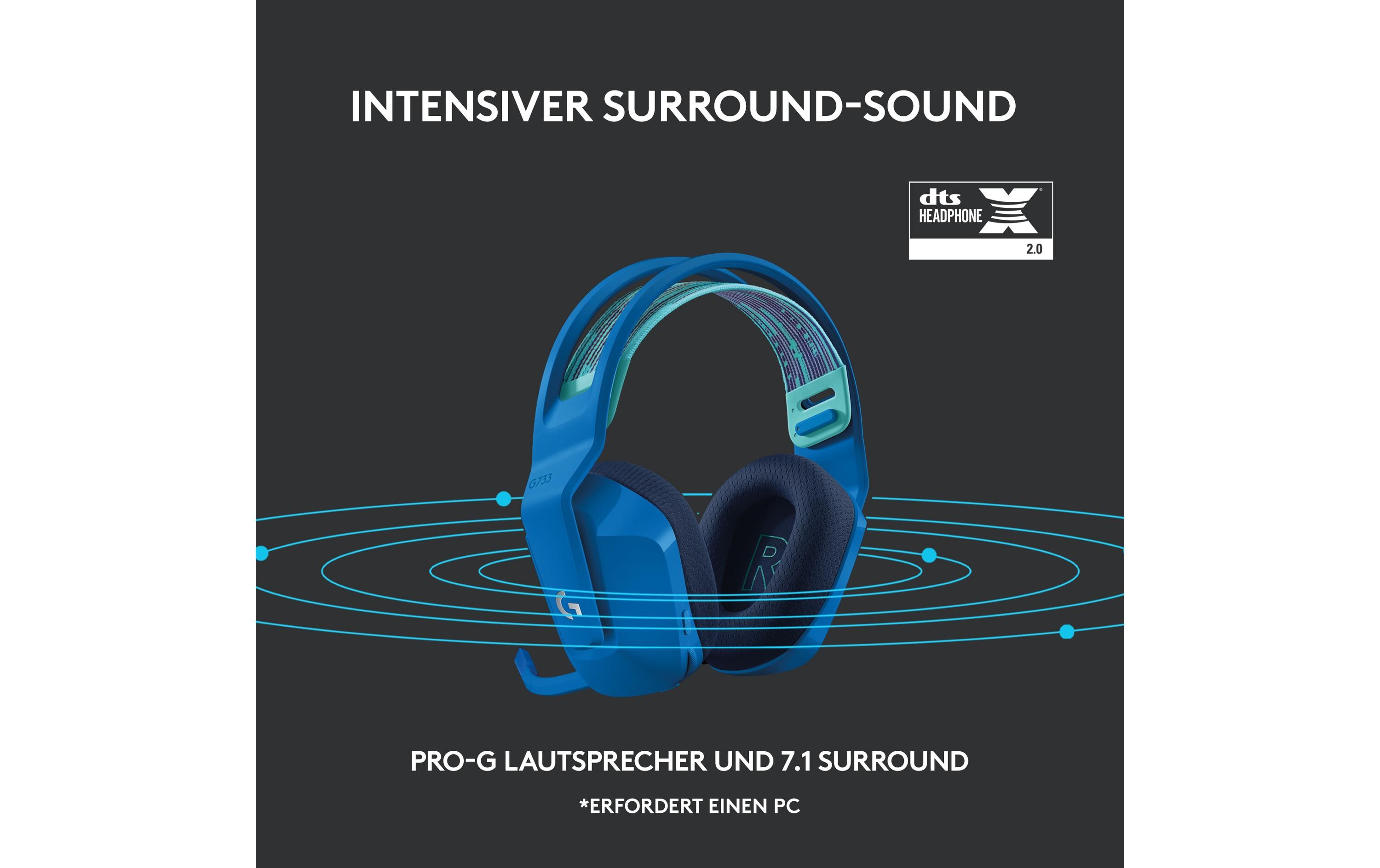 Logitech G G733 LIGHTSPEED Wireless RGB Gaming Headset - Headset