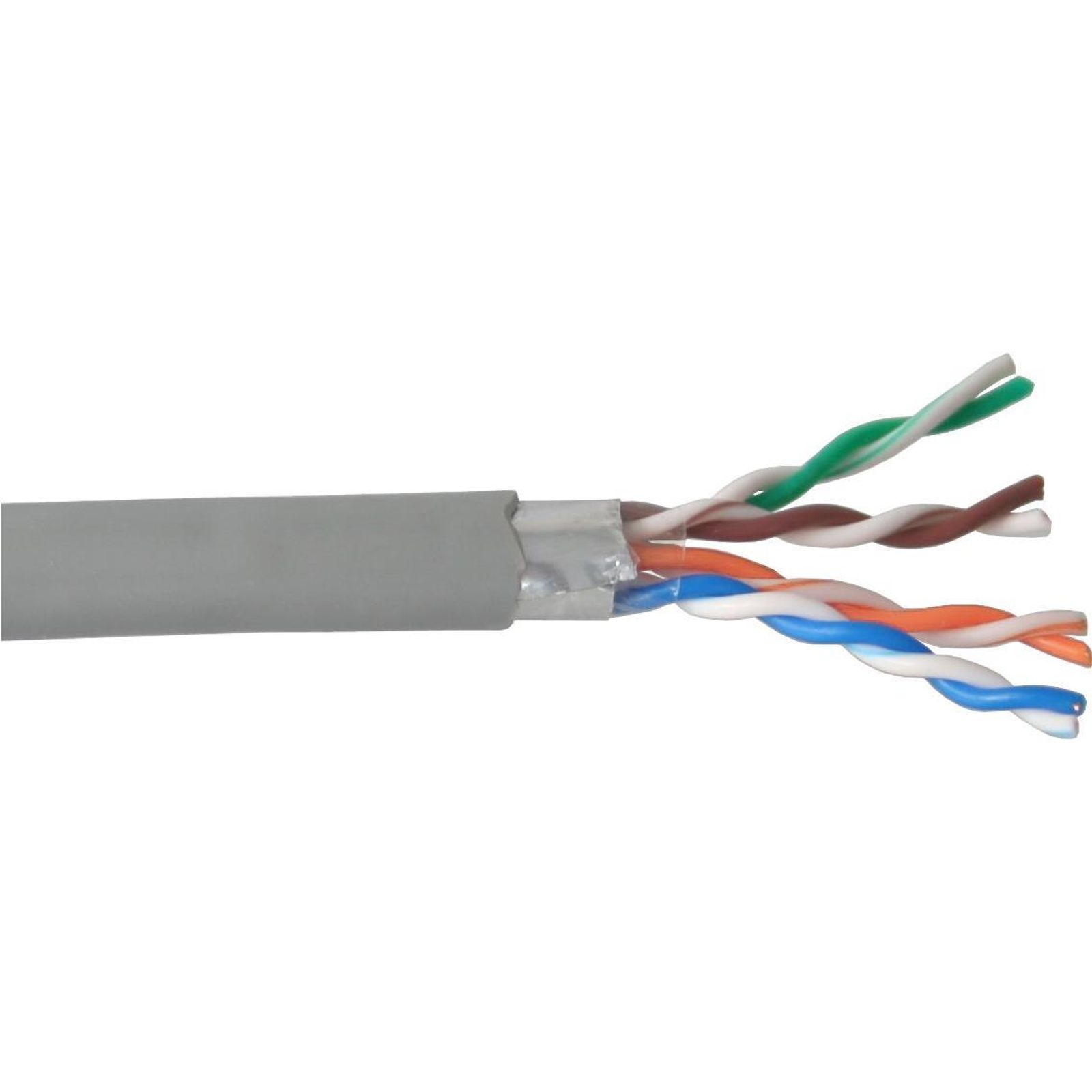 InLine® Verlegekabel, F/UTP, Cat.5e, AWG24 CCA, PVC, 100m (73198)
