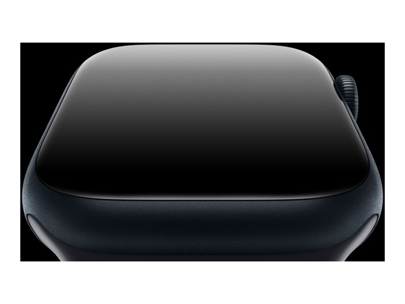 Apple Watch Series 9 (GPS + Cellular) - Midnight Aluminium - intelligente Uhr mit Sportband - Midnight - 64 GB