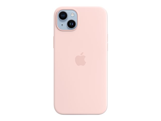 Apple iPhone 14 Plus Handyhülle - kompatibel mit MagSafe - Silikon - Chalk Pink