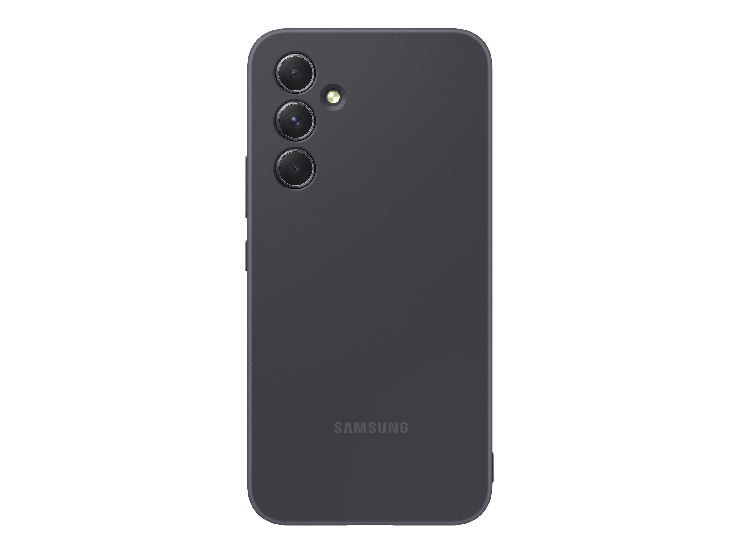 Samsung EP-PA546 - Hintere Abdeckung für Mobiltelefon - Silikon - Schwarz - für Galaxy A54