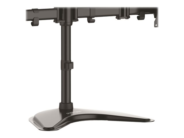StarTech.com Vierfach-Monitorhalter - Schwenkbar - Verstellbarer 4 Monitorständer - Für VESA Monitore bis zu 27 Zoll (8 Kg) Aufstellung - für 4 Monitore - Schwarz