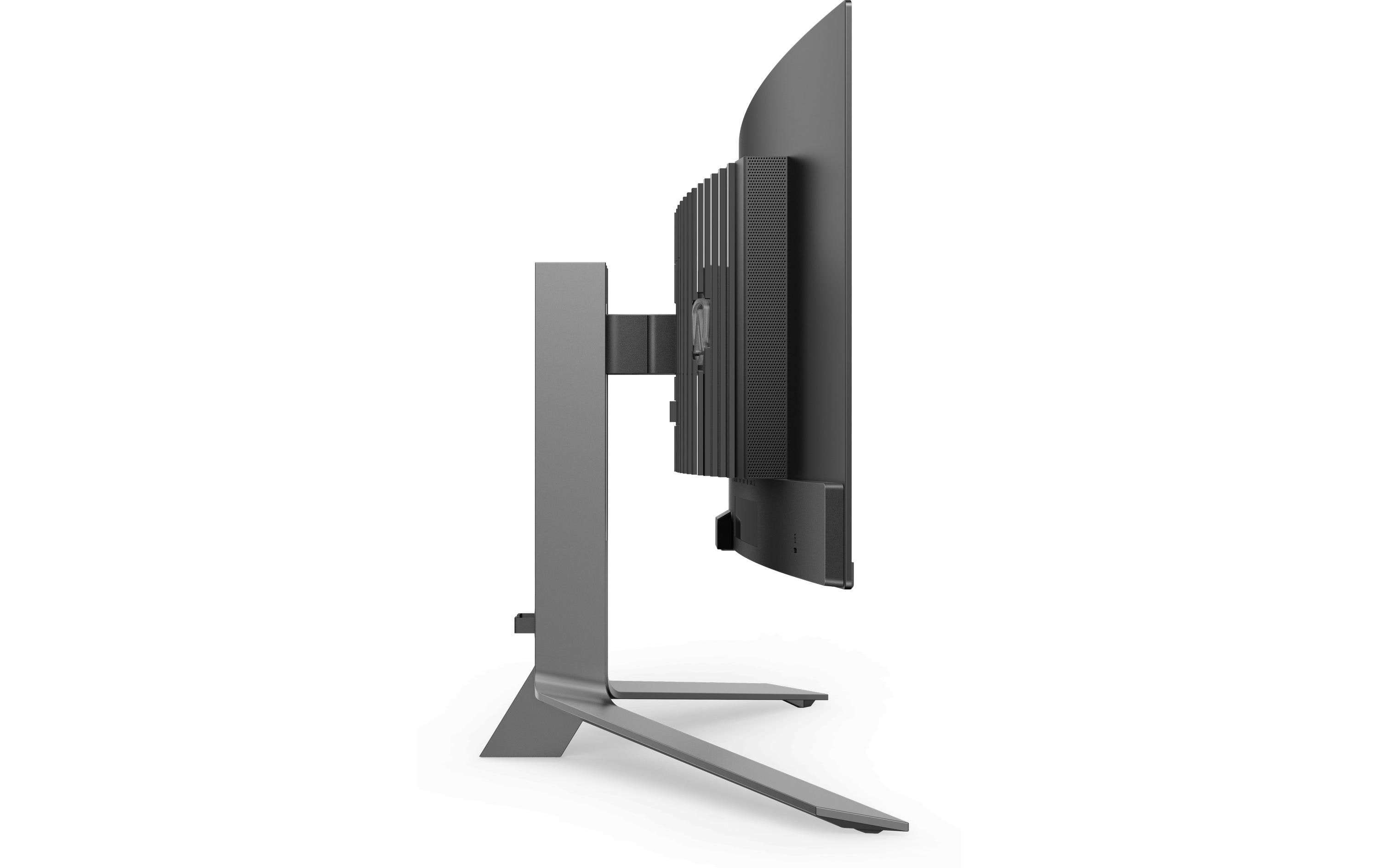 AOC AGON PRO PD34 Porsche Design - OLED-Monitor - Gaming - gebogen - USB - 86.36 cm (34") - 3440 x 1440 WQHD @ 240 Hz - 1000 cd/m² - 15000000:1 - DisplayHDR 400 True Black - 0.03 ms - 2xHDMI, 2xDisplayPort, USB-C - Lautsprecher - Schwarz, Silber