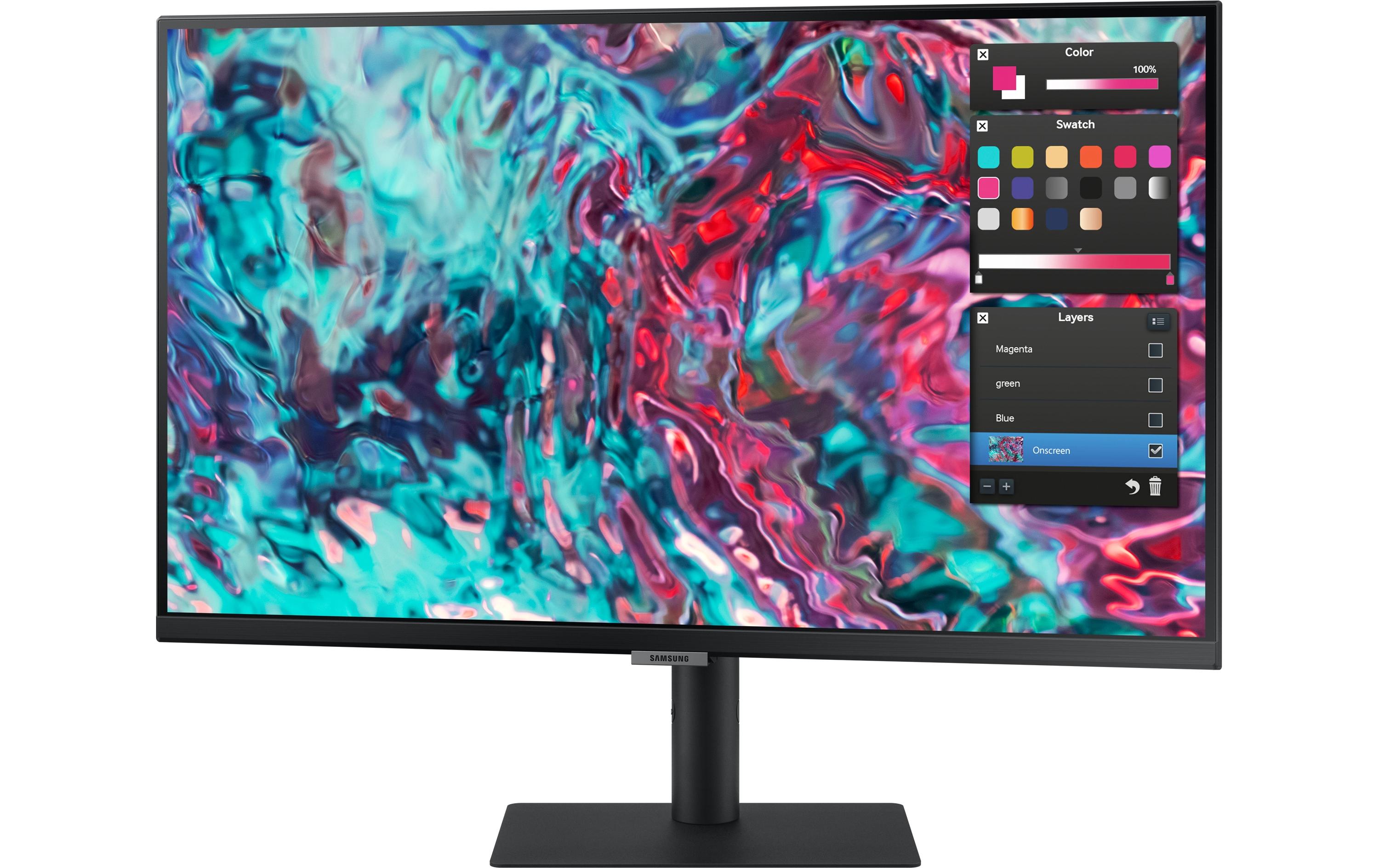 Samsung ViewFinity S8 S27B800TGU - S80TB Series - LED-Monitor - 68 cm (27") - 3840 x 2160 4K UHD (2160p) @ 60 Hz - IPS - 350 cd/m² - 1000:1 - HDR10 - 5 ms - HDMI, 2xThunderbolt 4 - Schwarz