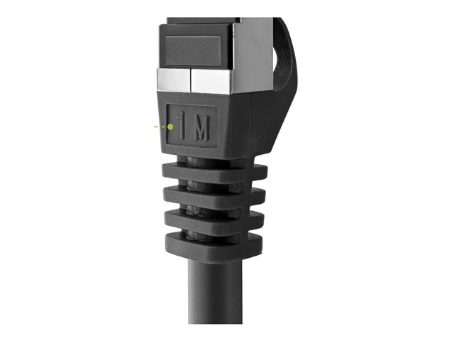 InLine - Patch-Kabel - RJ-45 (M) zu RJ-45 (M) - 2 m - SSTP-Kabel - CAT 6 - geformt - Schwarz