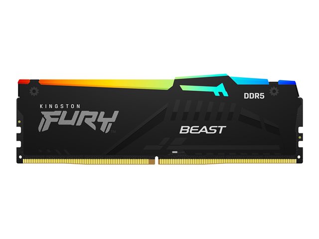 Kingston FURY Beast - DDR5 - Kit - 128 GB: 4 x 32 GB - DIMM 288-PIN - 5200 MHz / PC5-41600