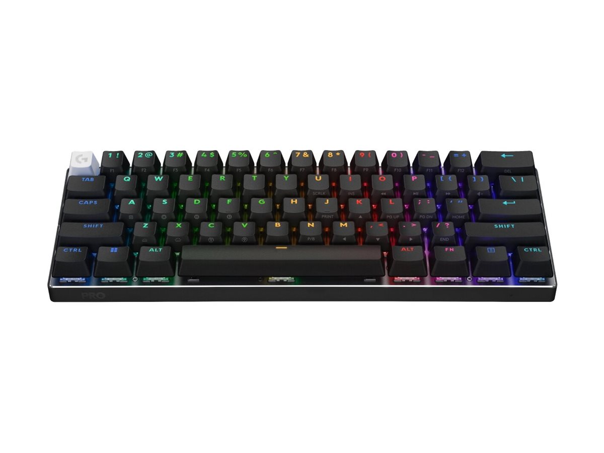Logitech G PRO X 60 - Tastatur - Gaming - 60% TKL - QWERTY - US International - Schwarz Eingabegerät