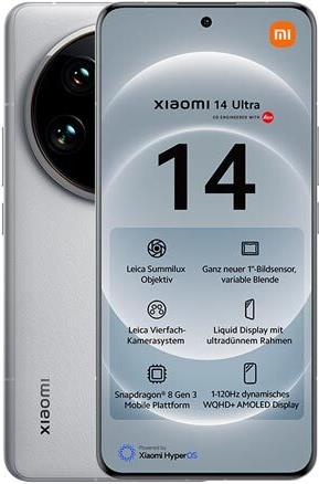 Xiaomi 14 Ultra - weiß - 5G Smartphone - 512 GB - GSM