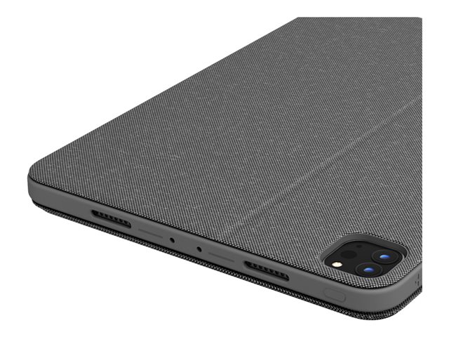 Logitech Combo Touch - Tastatur und Foliohülle - mit Trackpad - QWERTY - Italienisch - Oxford Gray Eingabegerät