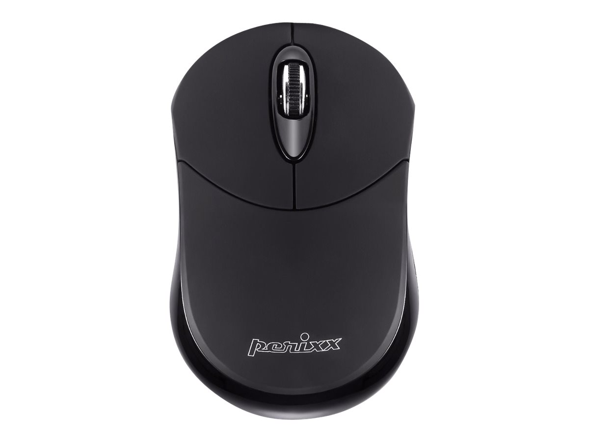 Perixx PERIMICE-802 - Maus - Bluetooth 3.0 - Schwarz (matt & glänzend)