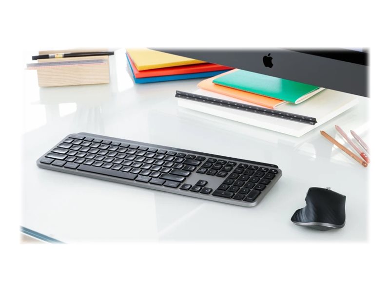 Logitech MX Keys für Mac - Tastatur - QWERTZ - Deutsch - Space-grau Eingabegerät