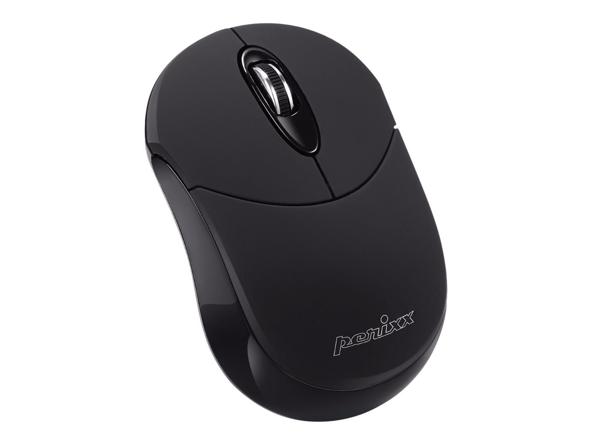 Perixx PERIMICE-802 - Maus - Bluetooth 3.0 - Schwarz (matt & glänzend)