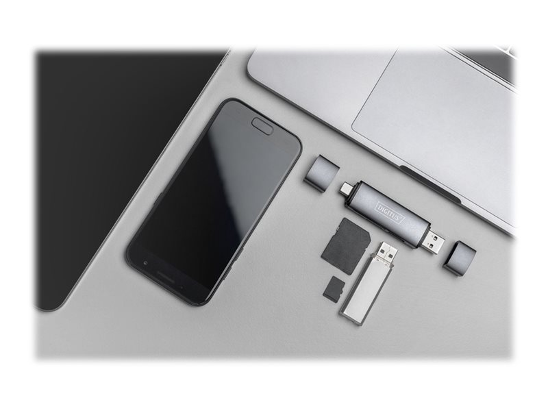 DIGITUS DA-70886 - Kartenleser - USB 3.0/USB-C