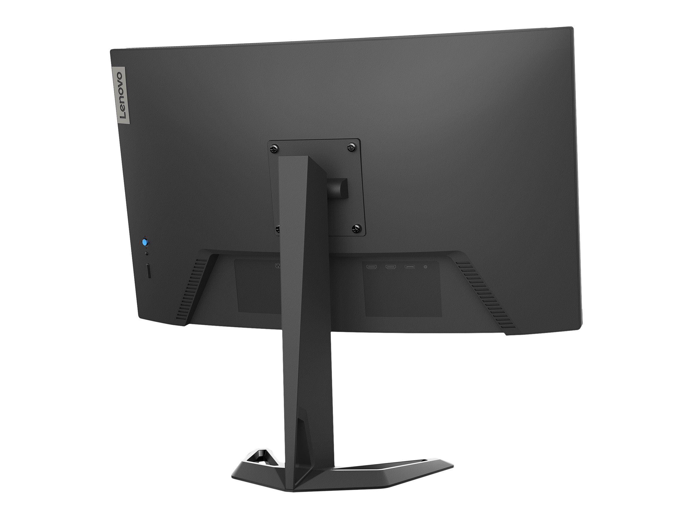 Lenovo G27qc-30 - LED-Monitor - gebogen - 68.6 cm (27") - 2560 x 1440 QHD - VA - 350 cd/m² - 4000:1 - 1 ms - 2xHDMI, DisplayPort - Lautsprecher - Raven Black