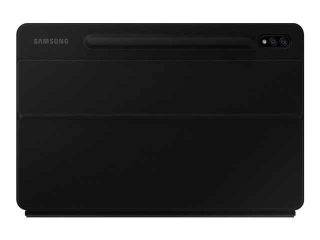 Samsung Book Cover Keyboard EF-DT870 - Tastatur und Foliohülle - mit Touchpad - Schwarz Eingabegerät