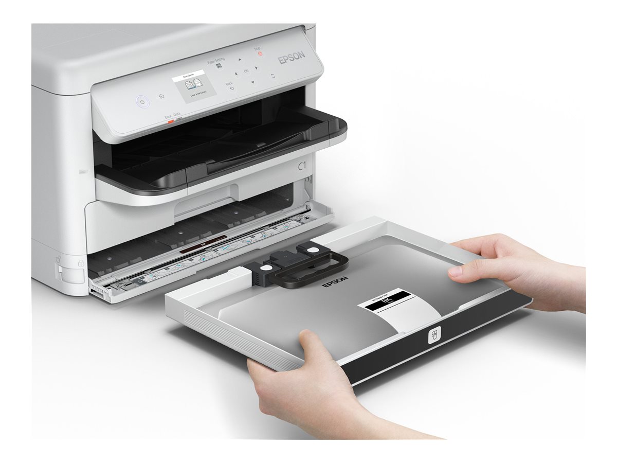 Epson WorkForce Pro WF-M5399DW - Drucker - s/w - Duplex - Tintenstrahl - A4/Legal - 1200 x 2400 dpi - bis zu 25 Seiten/Min. - Kapazität: 330 Blätter - USB 2.0, Gigabit LAN, Wi-Fi(ac)