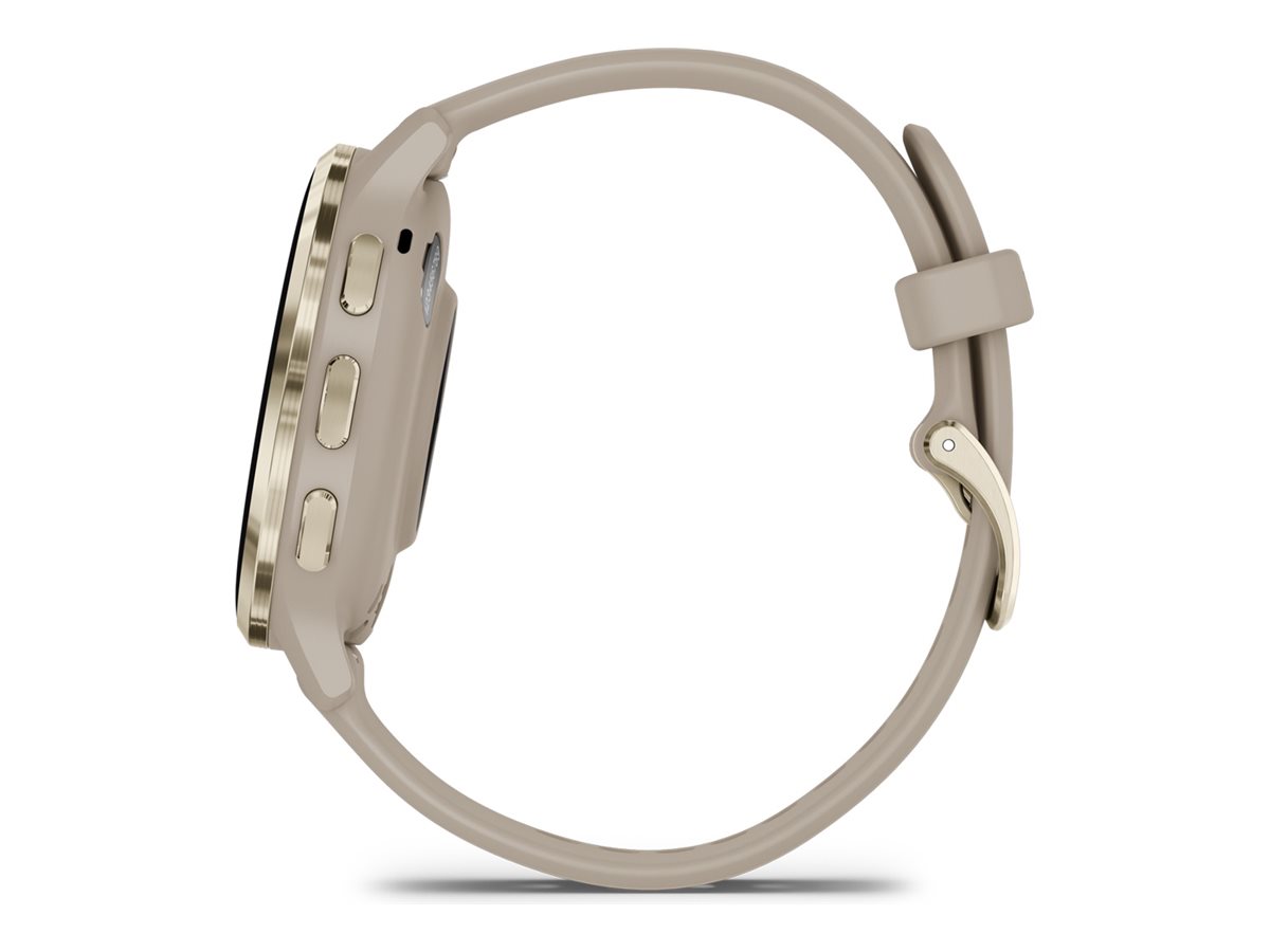 Garmin Venu 3S - French Gray - intelligente Uhr mit Band - 8 GB