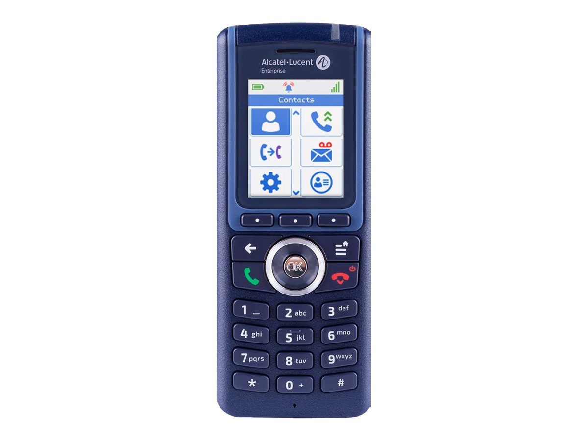 Alcatel-Lucent Enterprise 8234 - Schnurloses Digitaltelefon - IP-DECTGAP - dreiweg Anruffunktion - Blau