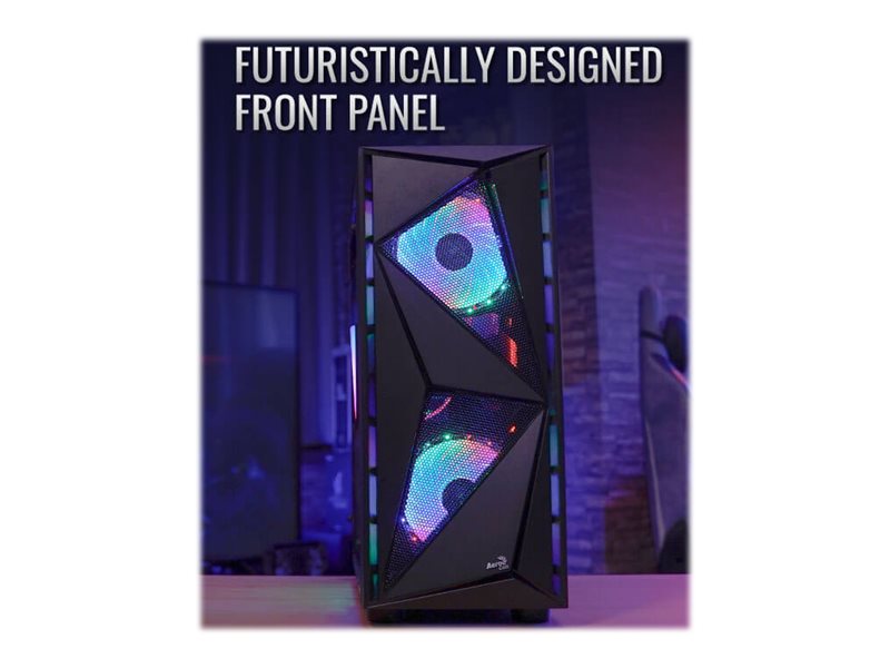 AeroCool Glider - Tempered Glass Edition - Tower - ATX