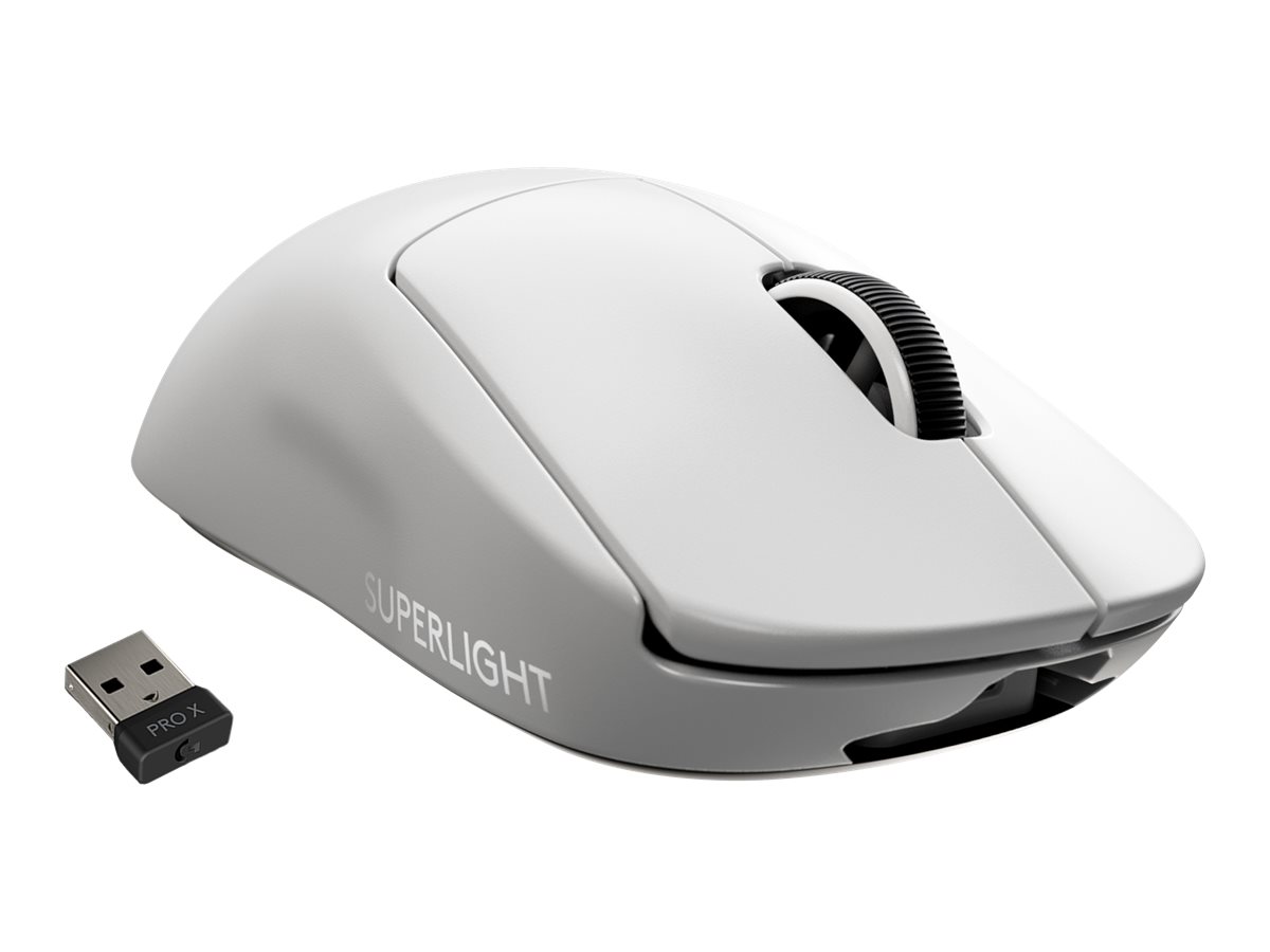 Logitech PRO X SUPERLIGHT Wireless Gaming Mouse - Maus - 2.4 GHz - weiß