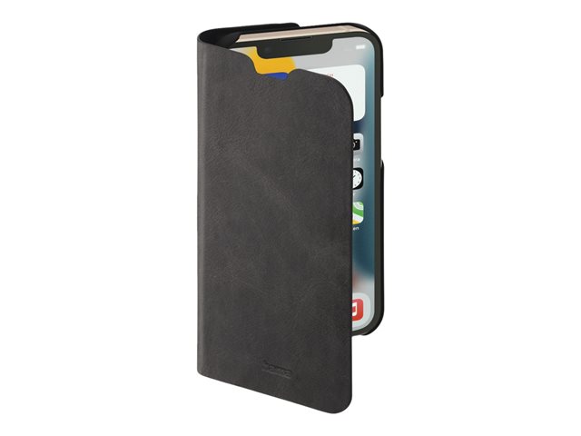 Hama Essential Line Guard Pro - Flip-Hülle für Mobiltelefon - Kunstleder - Schwarz - für Apple iPhone 13