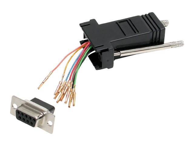 StarTech.com DB9 auf RJ45 Modular Adapter - Bu/Bu - Serieller Adapter - DB-9 zu RJ-45