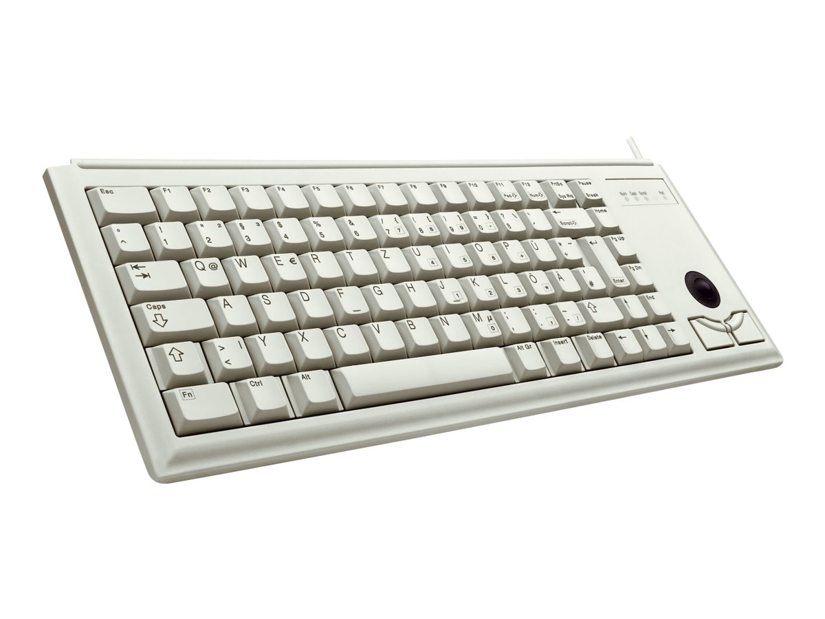 CHERRY Compact-Keyboard G84-4400 - Tastatur - Deutsch - Hellgrau Eingabegerät