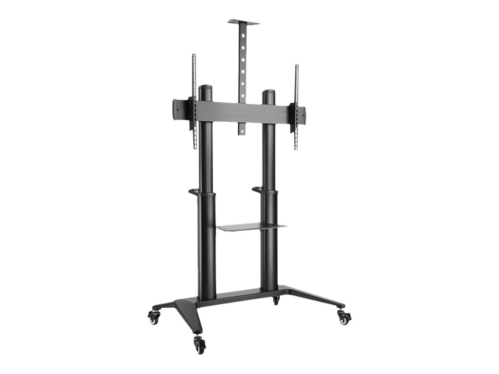 HAGOR BrackIT Stand HD XXL Wagen - für Flachbildschirm / AV-System / Kamera - Schwarz