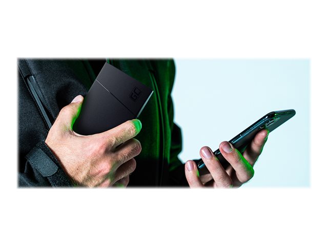Green Cell PowerPlay 10S Powerbank - Li-Pol - 2 x USB
24 pin USB-C - 18 Watt