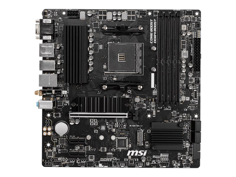MSI B550M PRO-VDH WIFI - Motherboard - micro ATX - Socket AM4 - AMD B550