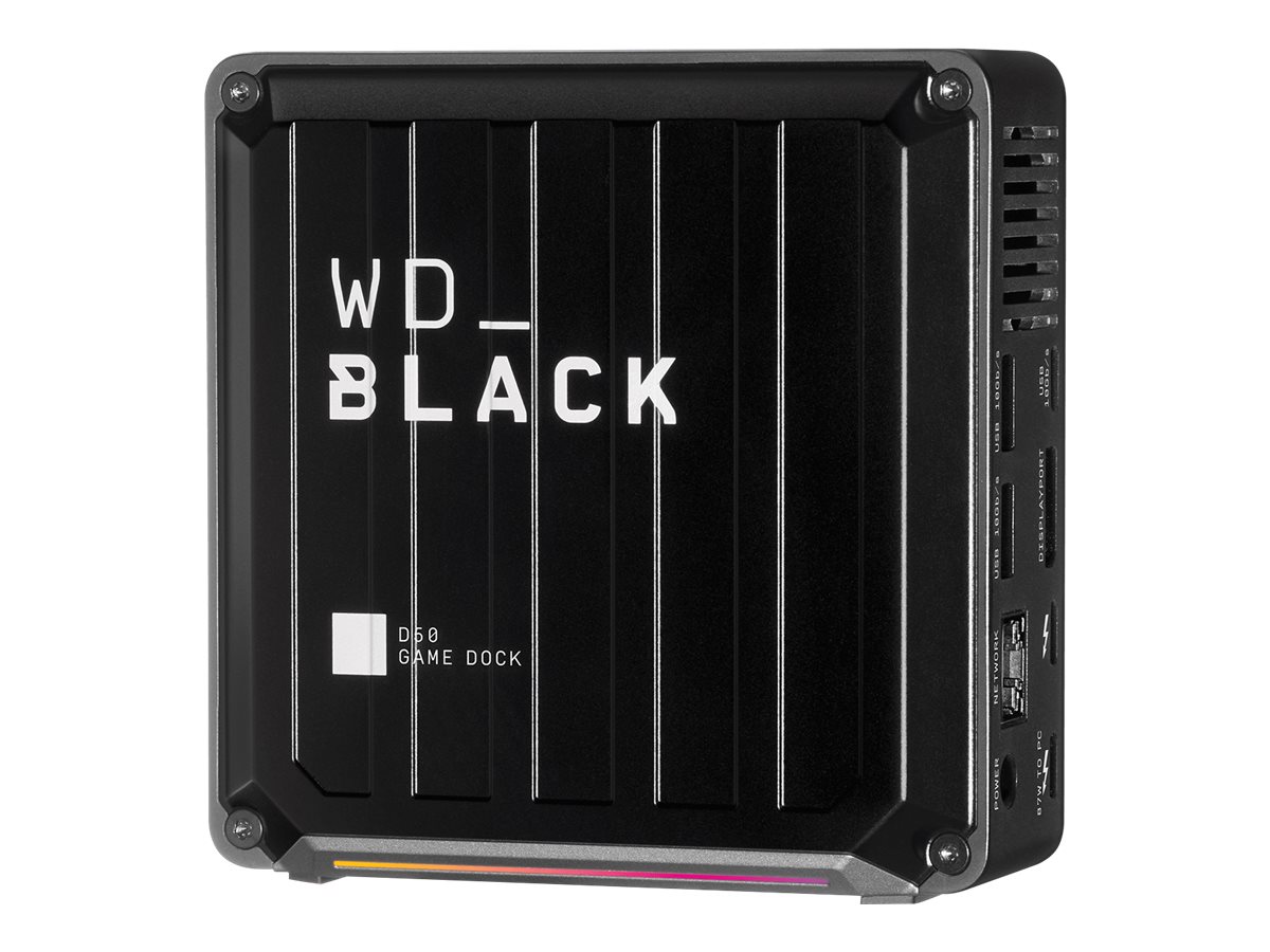 WD_BLACK D50 Game Dock WDBA3U0000NBK - Dockingstation - Thunderbolt 3 - DP
Thunderbolt - 1GbE