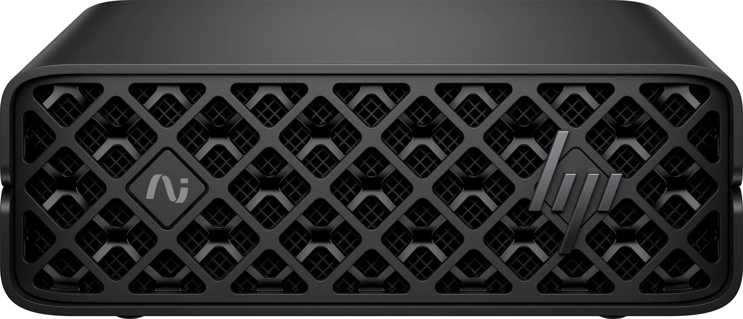 HP Inc. HP ZGX Nano G1n AI Station - Mini - 1 x GB10 Grace Blackwell Superchip Cortex-A725 + Cortex-X925 - RAM 128 GB - SSD 4 TB - NVMe, TLC, SED - NVIDIA Blackwell - 1GbE, 2.5GbE, 5GbE, 10GbE, 200GbE - NVIDIA DGX Base OS