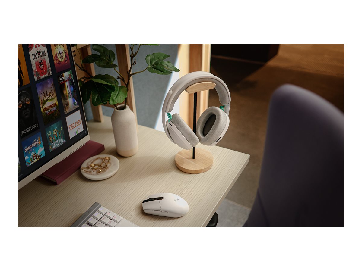Logitech G325 LIGHTSPEED Gaming Headset kabellos weiß Bluetooth LIGHTSPEED 24h Akku