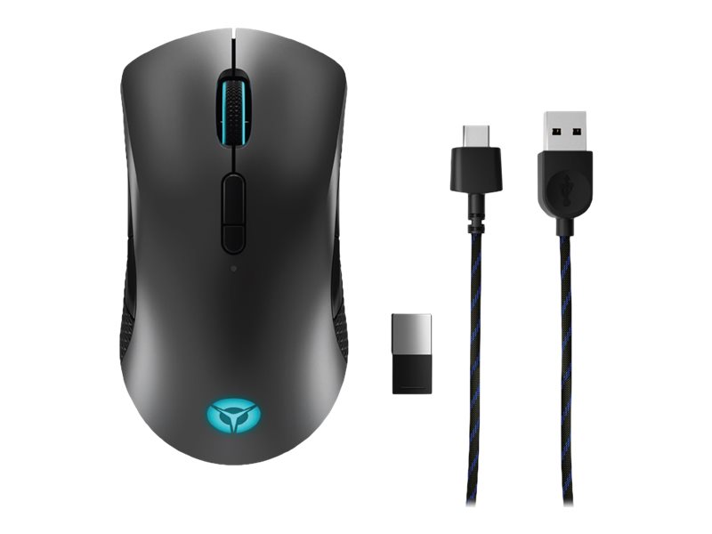 Lenovo Legion M600 Gaming Mouse - Maus - 2.4 GHz
USB 2.0
Bluetooth 5.0 - schwarz (Gestell)
Stingray (Oberseite)