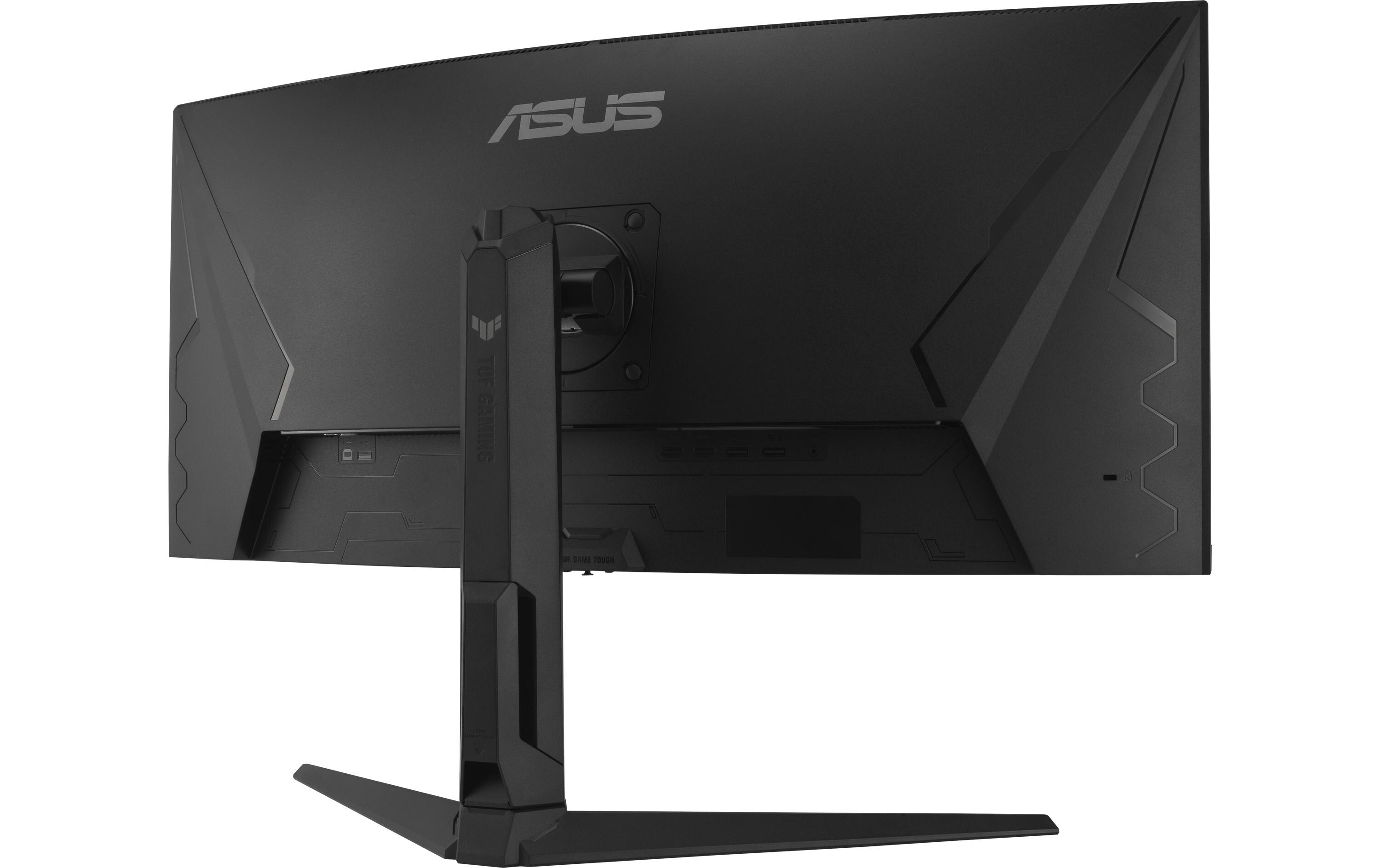 ASUS TUF Gaming VG34VQL3A - LED-Monitor - Gaming - gebogen - 86.4 cm (34") - 3440 x 1440 WQHD @ 180 Hz - VA - 400 cd/m² - 4000:1 - DisplayHDR 400 - 1 ms - HDMI, DisplayPort - Lautsprecher - Schwarz