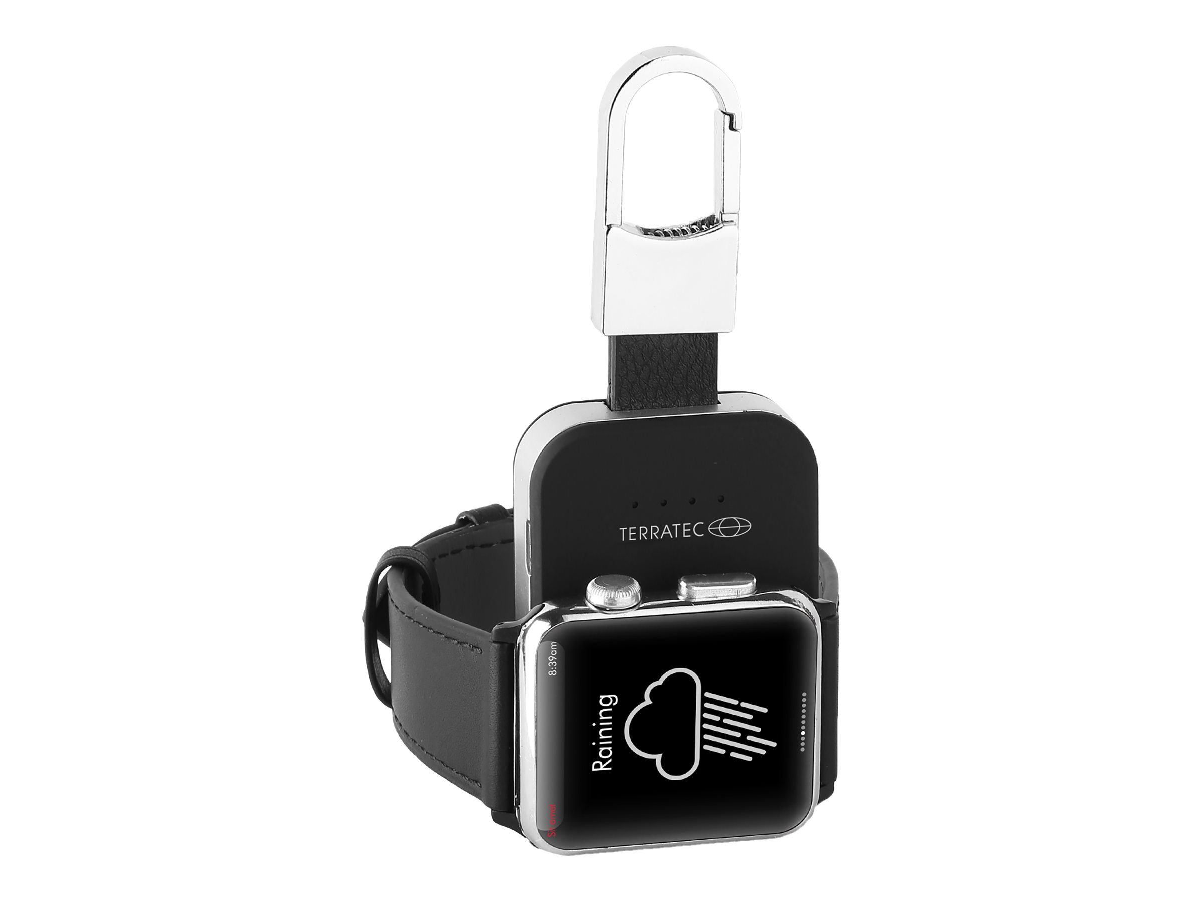 TERRATEC Charge AIR Key - Induktives Ladepad / Powerbank - 950 mAh - 2 Watt - für Apple Watch