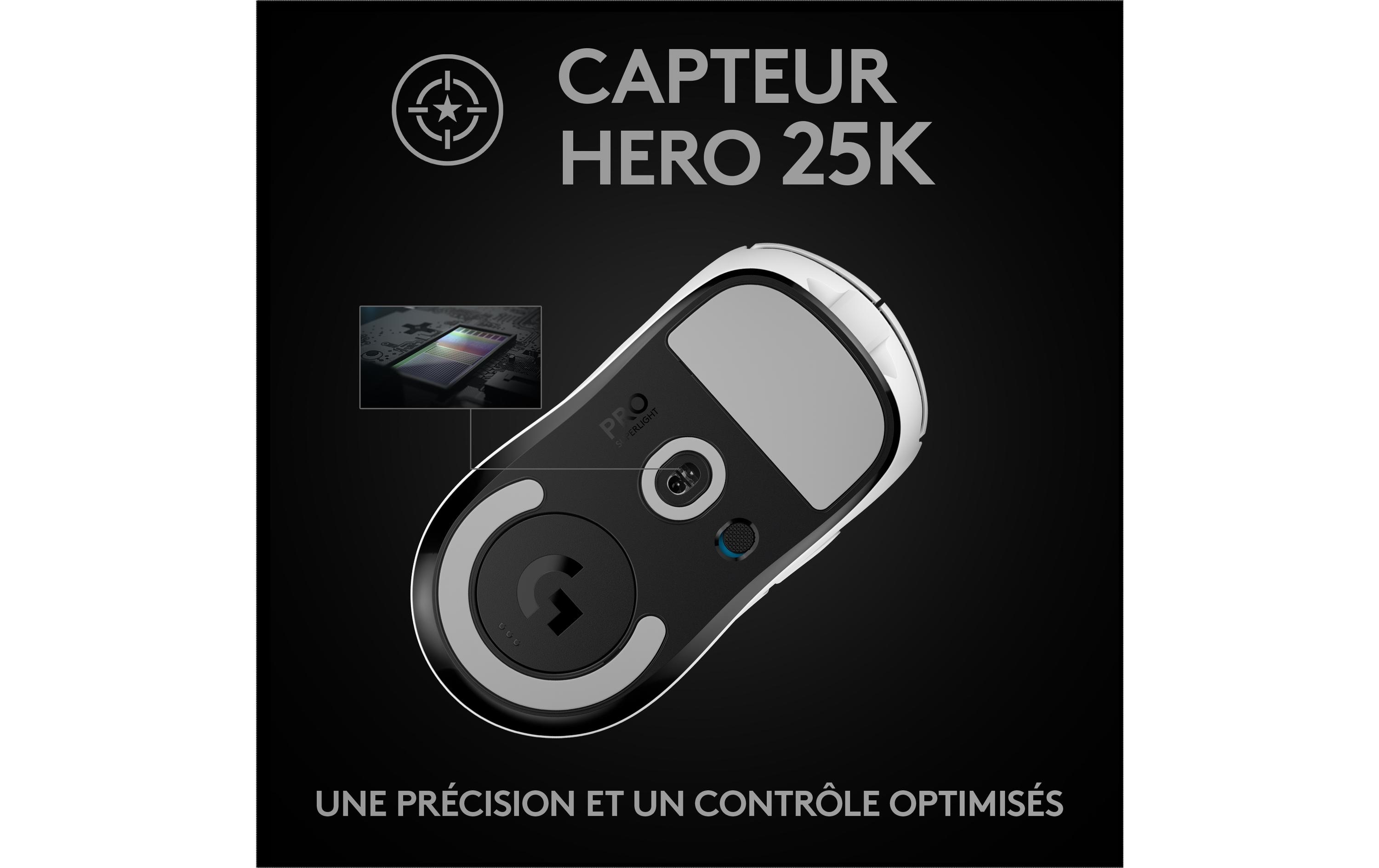Logitech Gaming-Maus Pro X Superlight Weiss