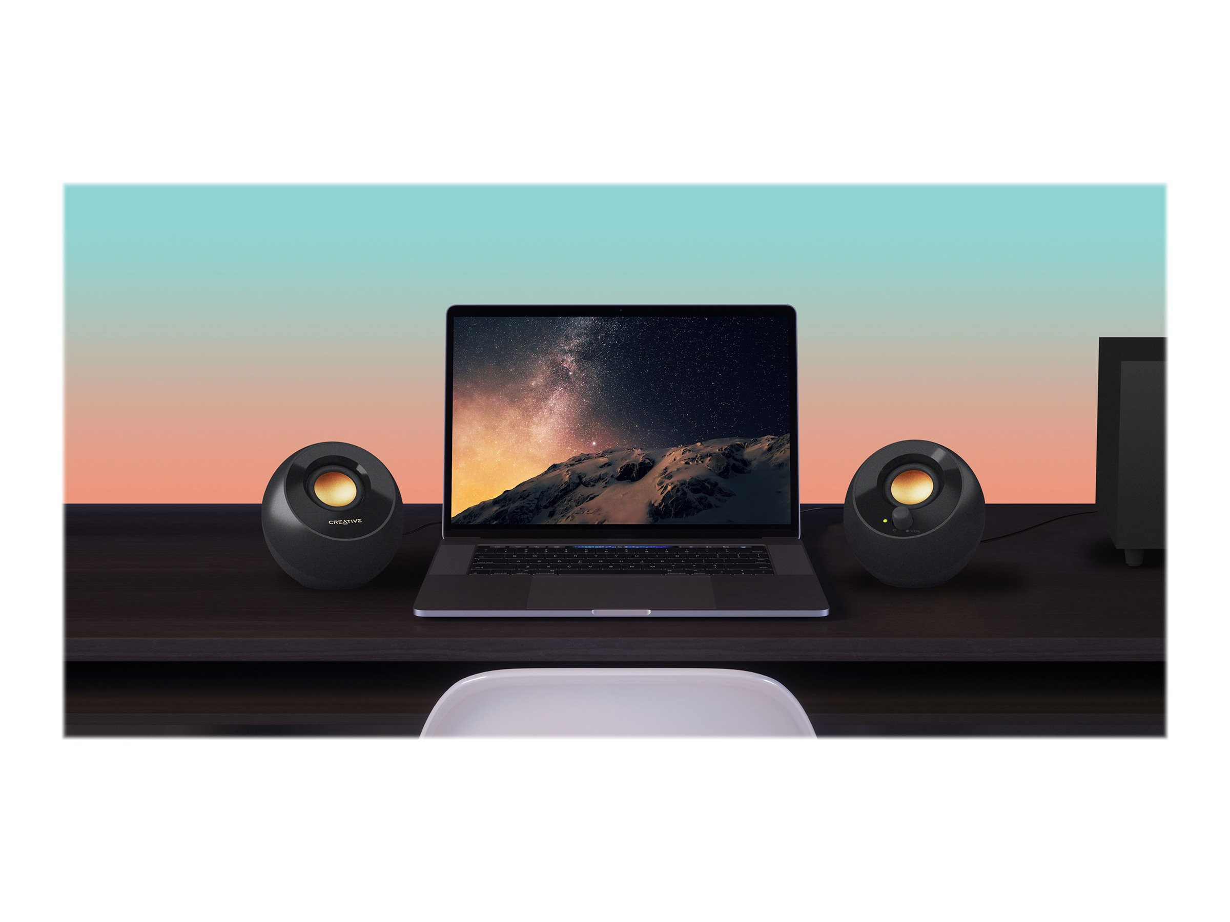 Creative Pebble Plus - Lautsprechersystem - für PC